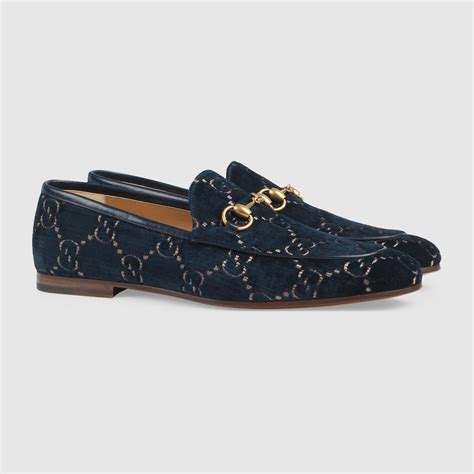 gucci jordaan gg velvet loafer men's|end clothing Gucci jordaan.